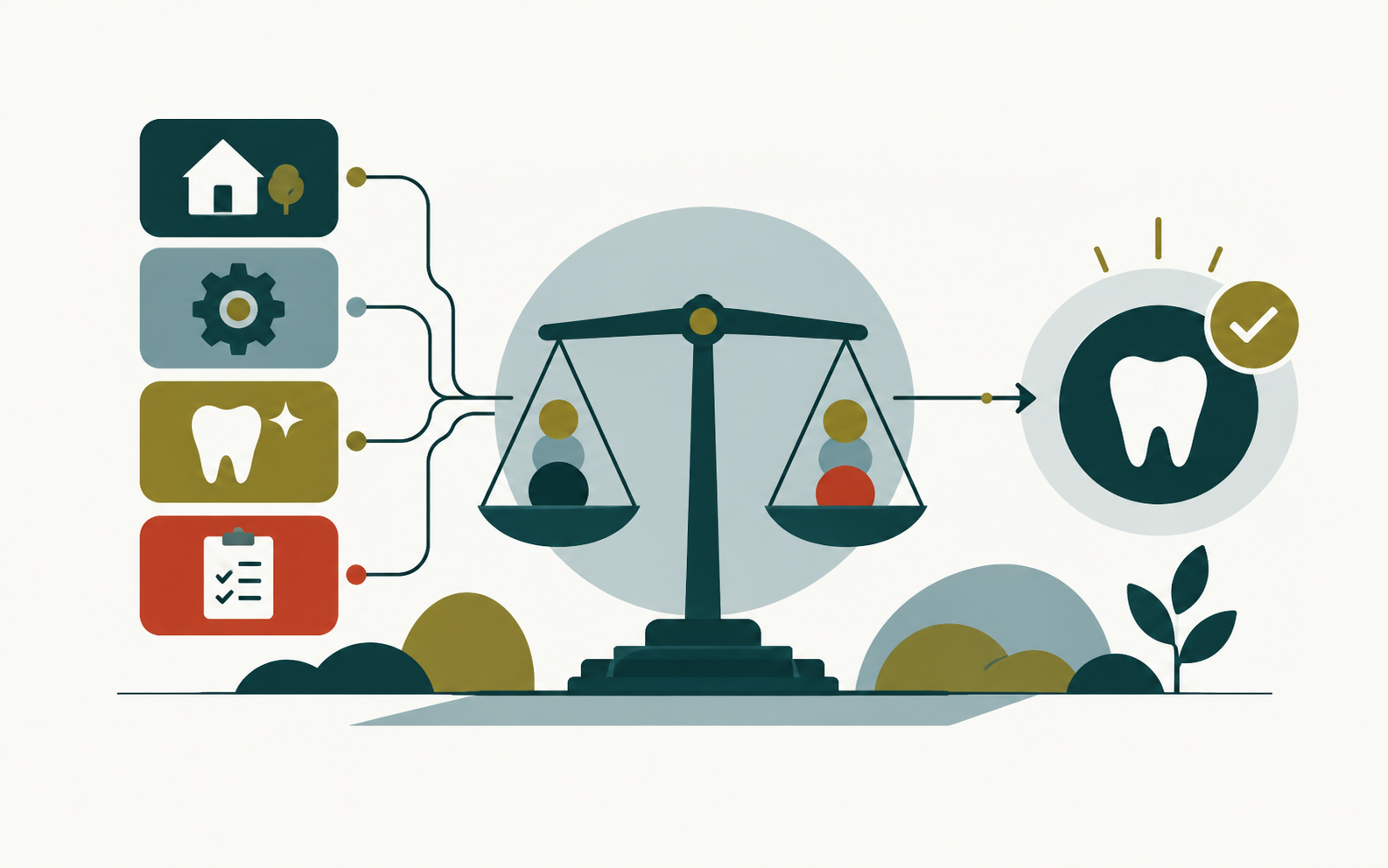 Qualification signal matrix for dental practice owners