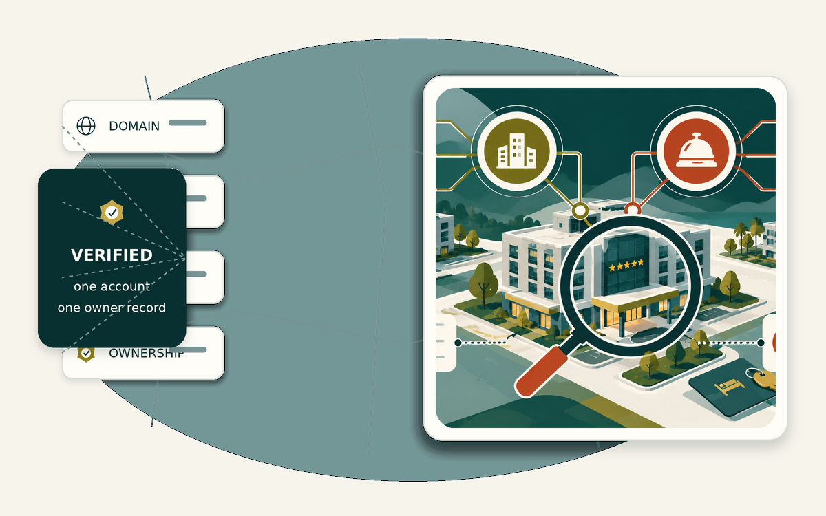 Account resolution workflow for hotel owners and general managers