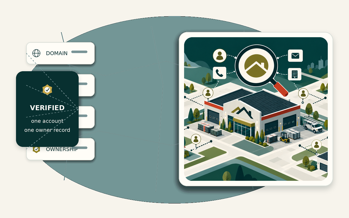 Account resolution workflow for lead generation for roofing companies