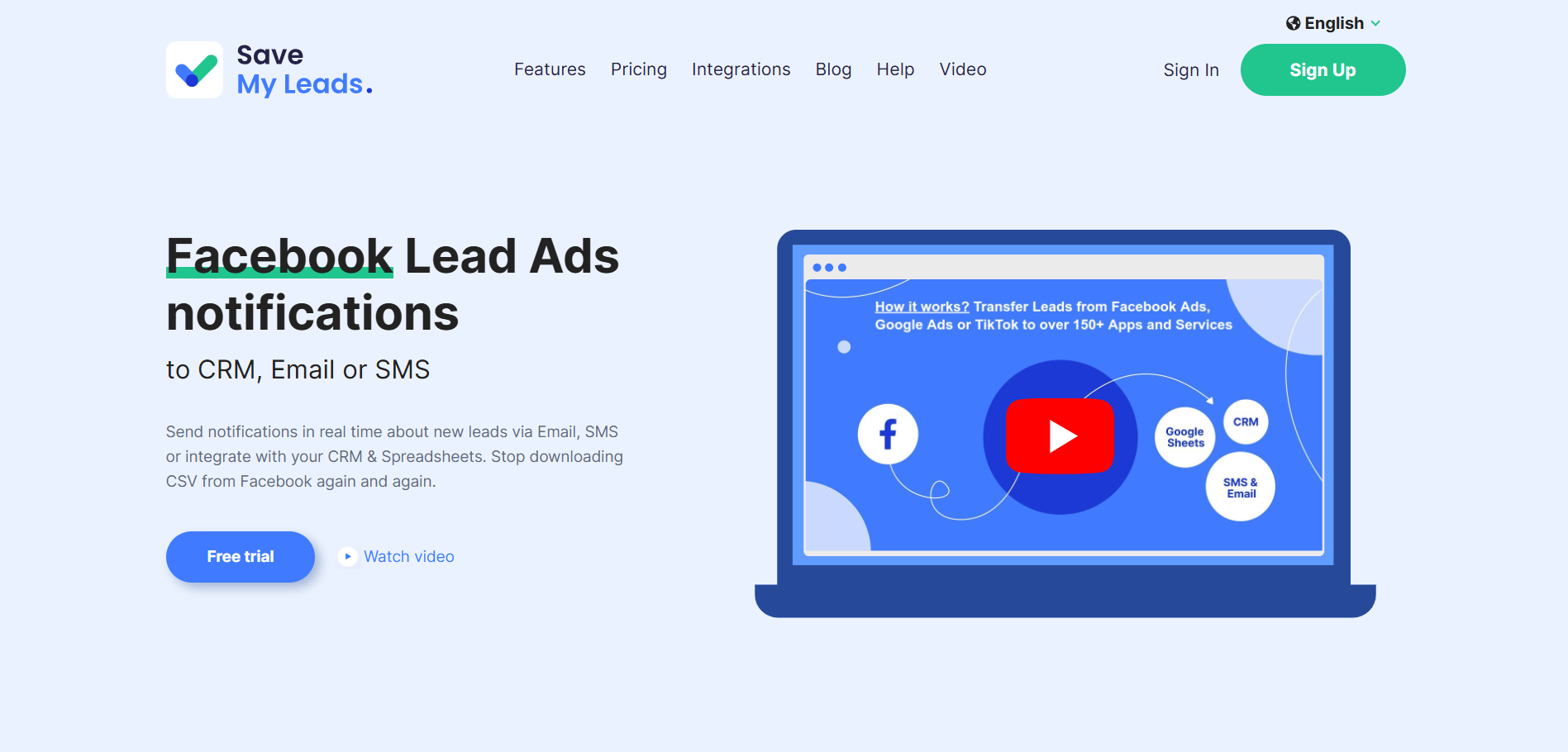 SaveMyLeads Lead Gen B2C