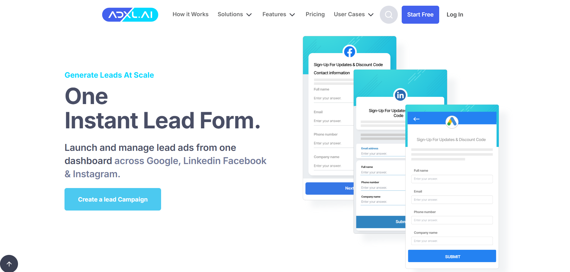 ADXL AI TikTok Lead Generation