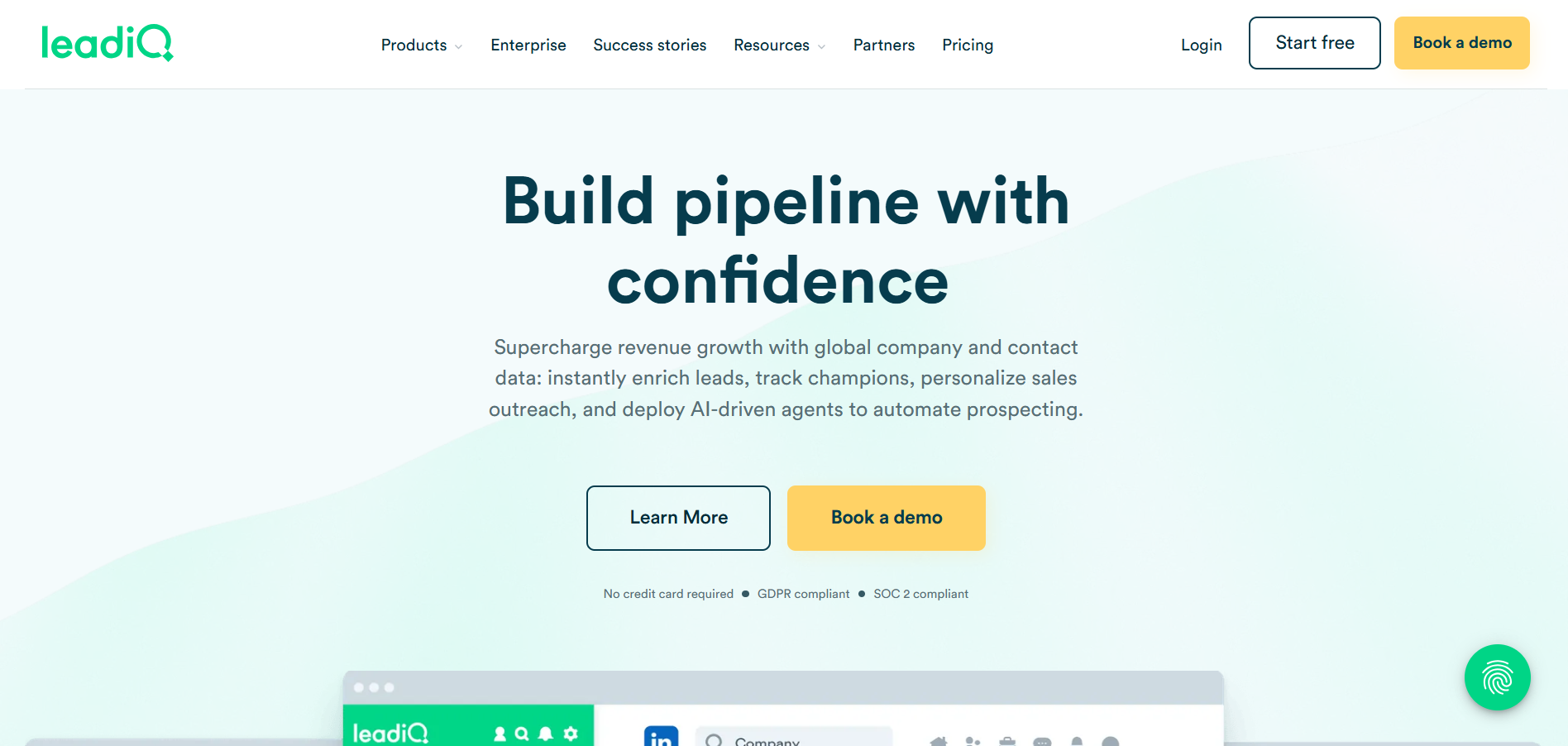 LeadIQ GDPR Compliant Lead Generation