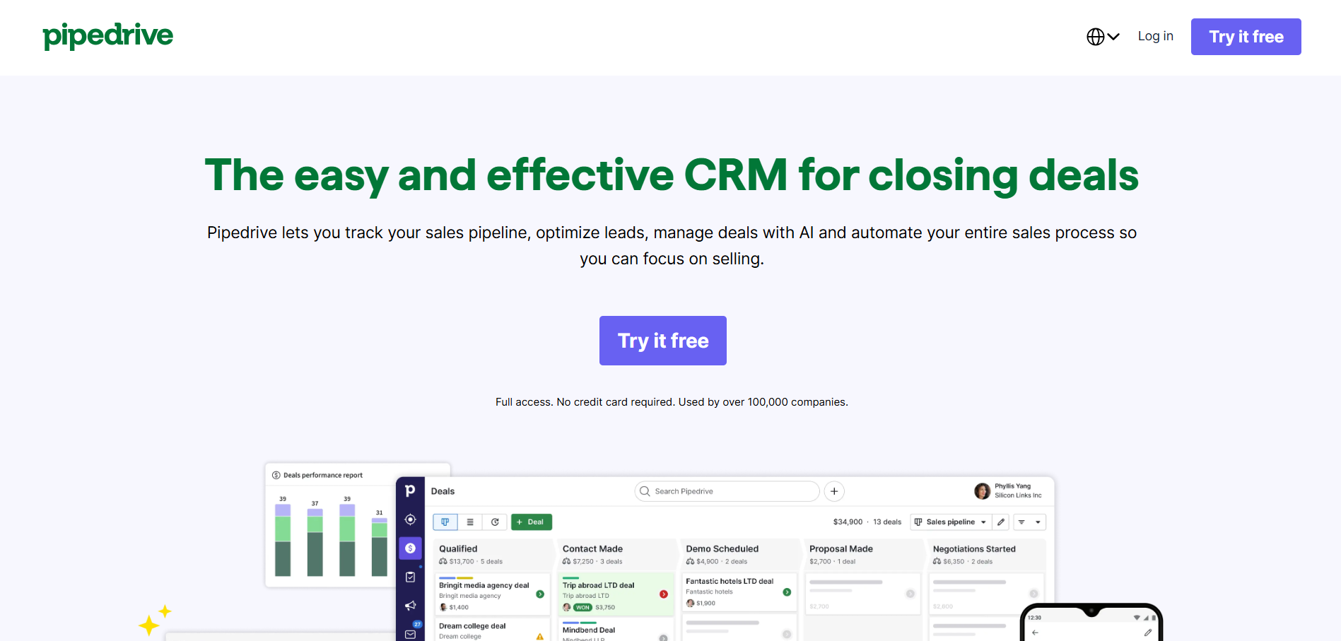 Pipedrive B2B Lead Generation Platform
