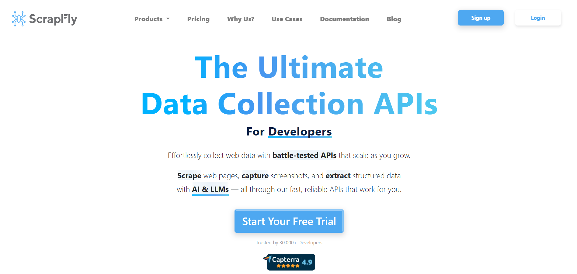 ScrapFly B2C Lead Generation Dashboard