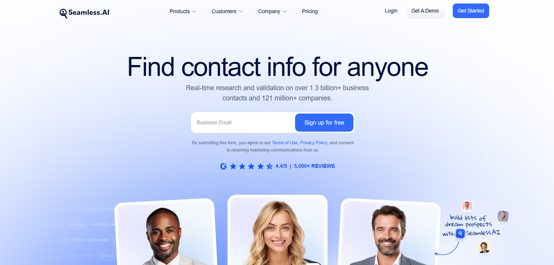 Seamless AI B2B Lead Generation Platform