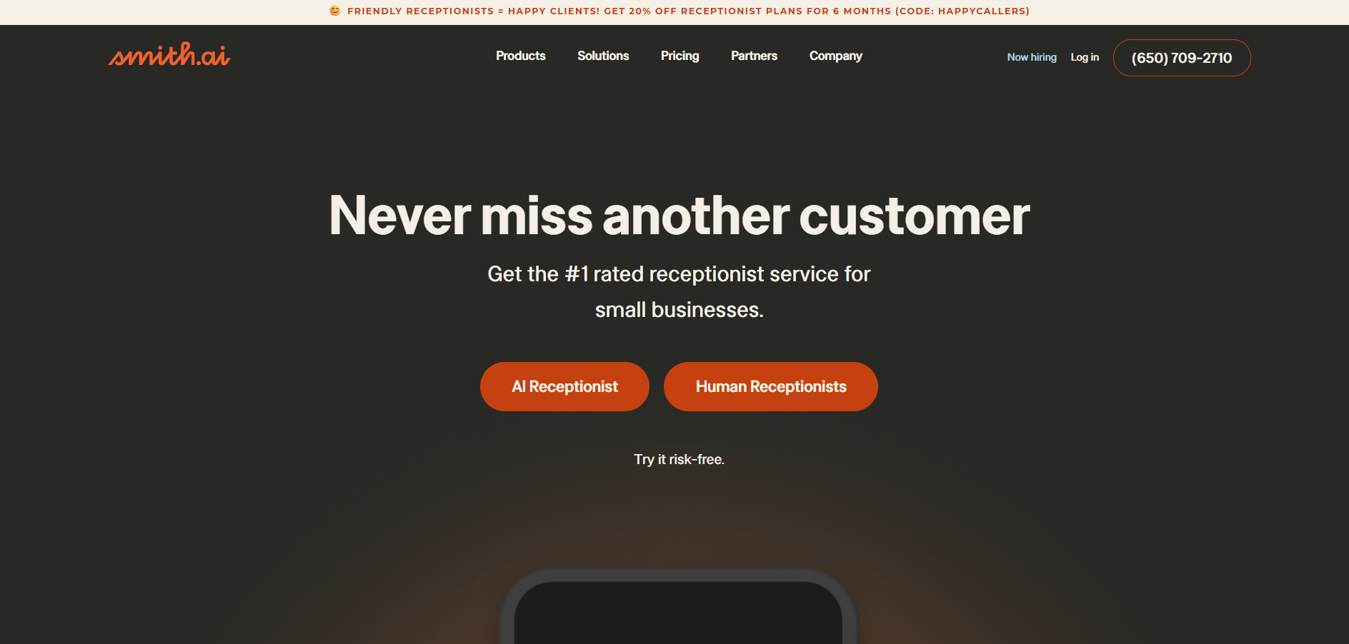 Smith.ai Virtual Receptionist